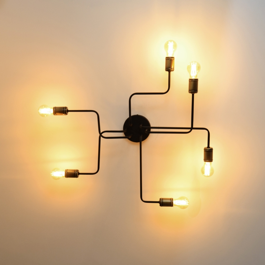 LED Lestenec TUBE 6xE27/15W/230V
