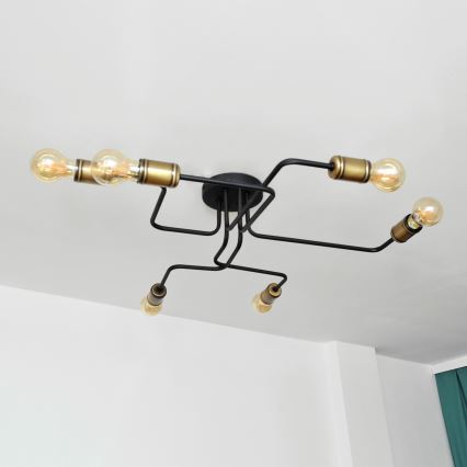 LED Lestenec TUBE 6xE27/15W/230V