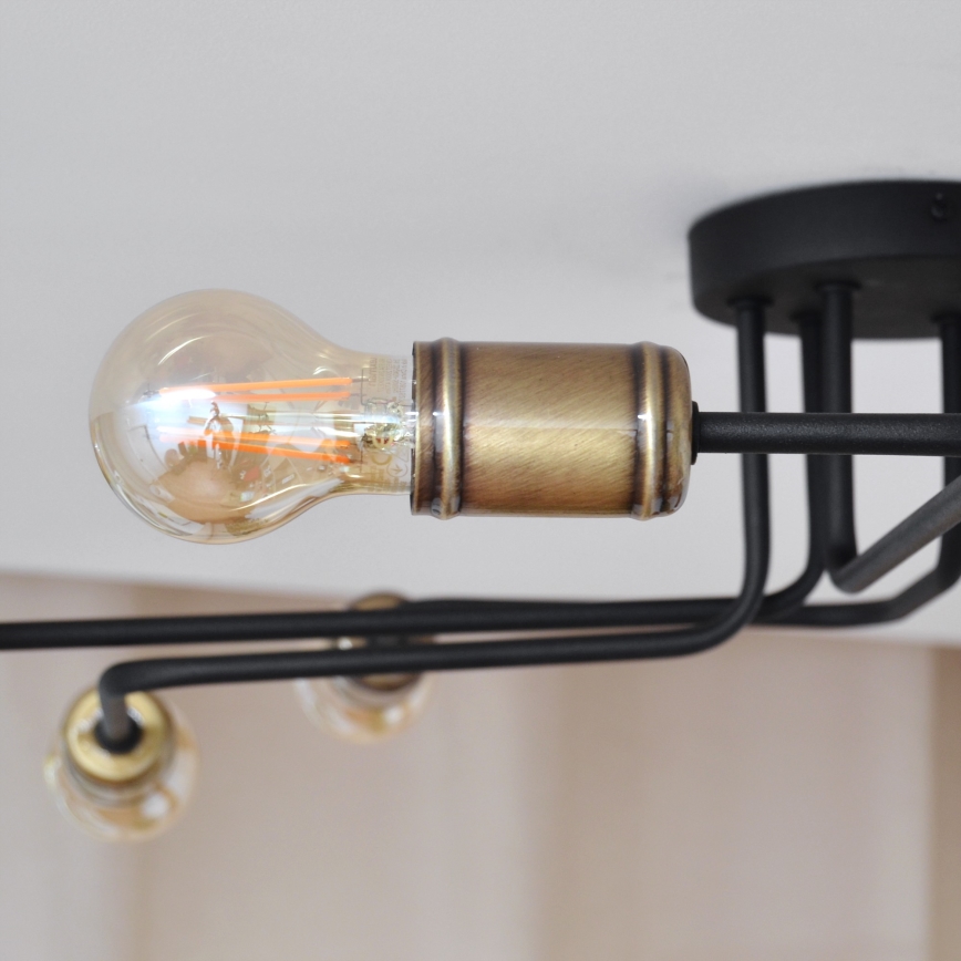 LED Lestenec TUBE 6xE27/15W/230V