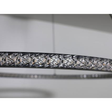 LED zatemnjevalni lestenec na kablu LED/90W/230V 3000-6500K premer 60 cm + daljinski upravljalnik