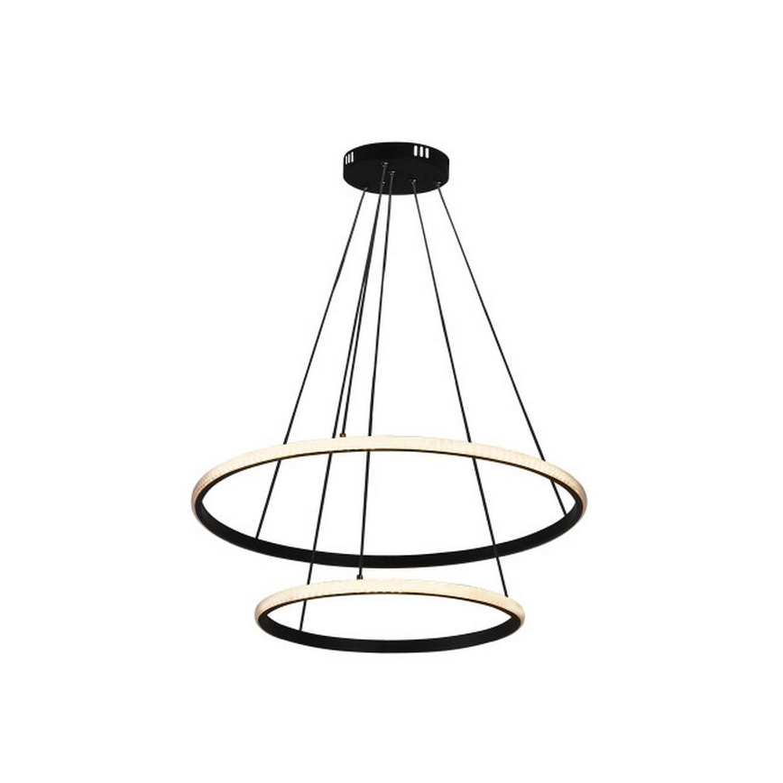 Zatemljiv LED lestenec na kablu LED/55W/230V 3000-6500K premer 60 cm + daljinski upravljalnik