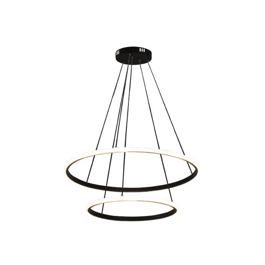 Zatemljiv LED lestenec na kablu LED/55W/230V 3000-6500K premer 60 cm + daljinski upravljalnik