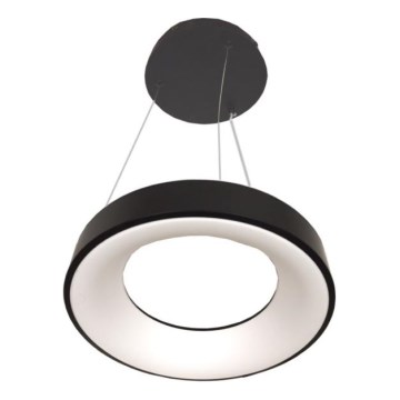 LED Luč na vrvici DRAX LED/32W/230V 4000K Ø 38 cm črna