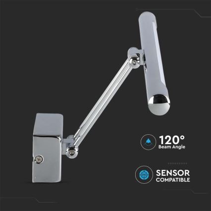 LED Luč za osvetlitev ogledala LED/13W/230V 3000K 64cm kromirana