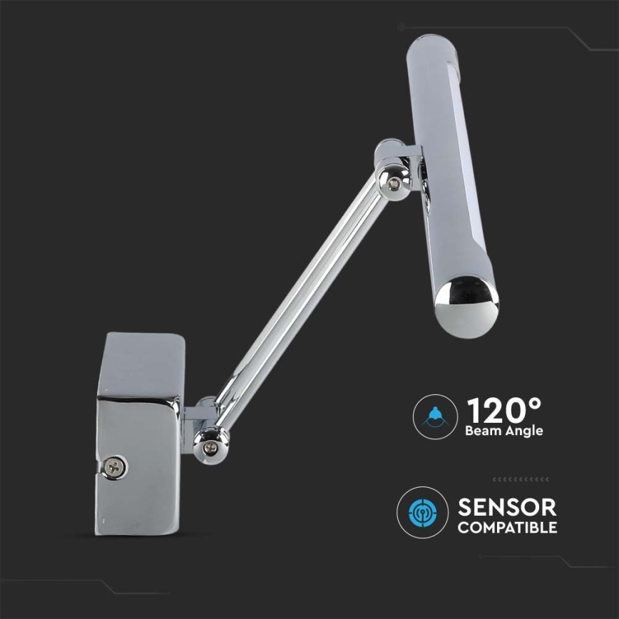 LED Luč za osvetlitev ogledala LED/13W/230V 3000K 64cm kromirana