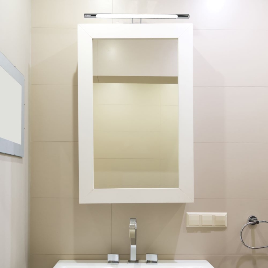 LED Luč za osvetlitev ogledala LED/9W/230V 3000K 50cm sijajni krom