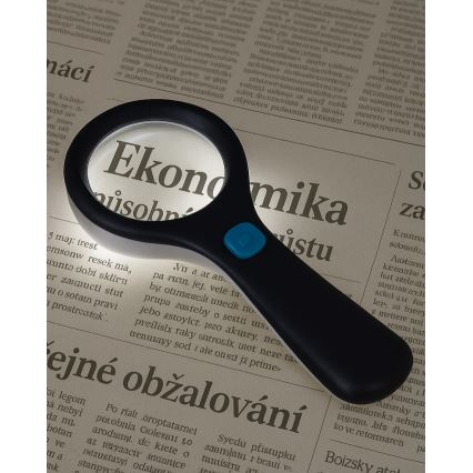 LED-lupa 3× povečava z LED-osvetlitvijo/3W/2xAAA IP22
