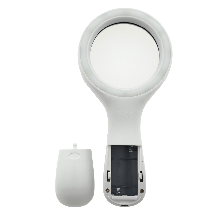 LED-lupa 3× povečava z LED-osvetlitvijo/3W/2xAAA IP22