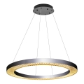 LED luster na kablu JESI LED/90W/230V 3000K pr. 100 cm srebrna