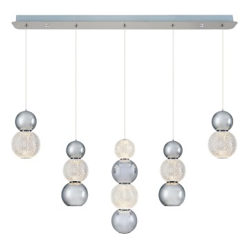 LED Luster na lanku CREMONA LED/27W/230V 3000K matni krom