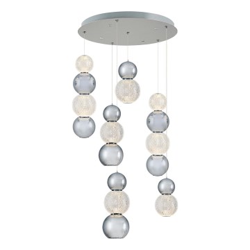 LED Luster na lanku CREMONA LED/34W/230V 3000K matni krom