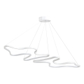 LED Luster na lanku DUPLE ARTISAN LED/80W/230V 6500K bela