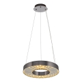 LED Lustra na vrv JESI LED/35W/230V 3000K Ø 40 cm srebrna
