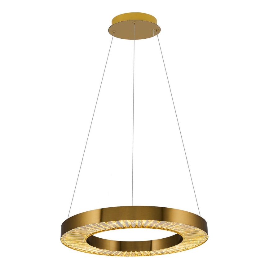 LED Lustra na vrv JESI LED/35W/230V 3000K Ø 60 cm bronasta