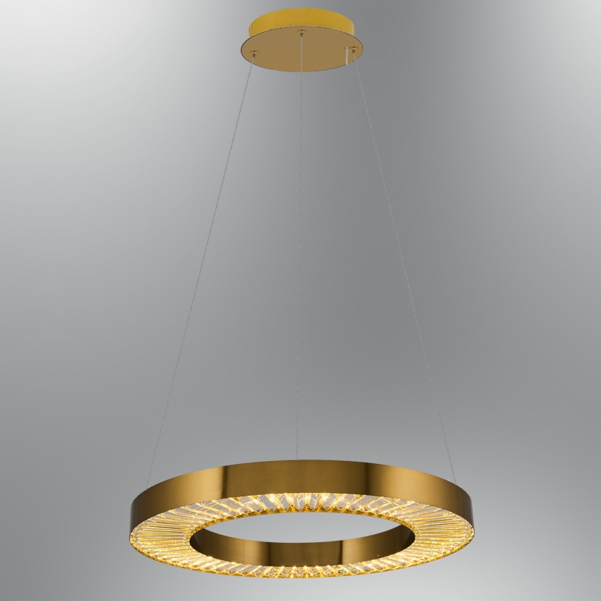LED Lustra na vrv JESI LED/35W/230V 3000K Ø 60 cm bronasta