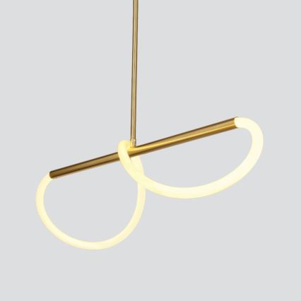 LED Lustra na vrvici SUPREME LED/18W/230V 80 cm zlata