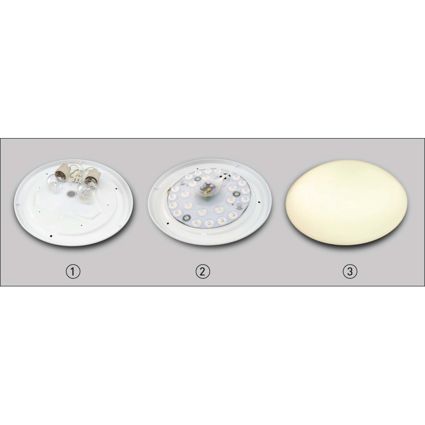 LED Magnetni modul LED/12W/230V pr. 12,5 cm 3000K