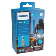 LED Moto žarnica Philips ULTION 11342 U6000 X1 H4 P43t-38/18W/12V 5800K