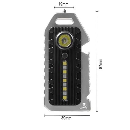 LED Multifunkcijska zatemnitvena polnilna svetilka LED/1W/5V IP44 400 mAh 50 lm