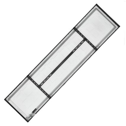 LED Nadgradni panel BRISBANE LED/36W/230V 4000K 29,5x119 cm črna