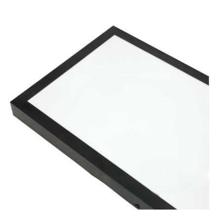 LED Nadgradni panel BRISBANE LED/36W/230V 4000K 29,5x119 cm črna