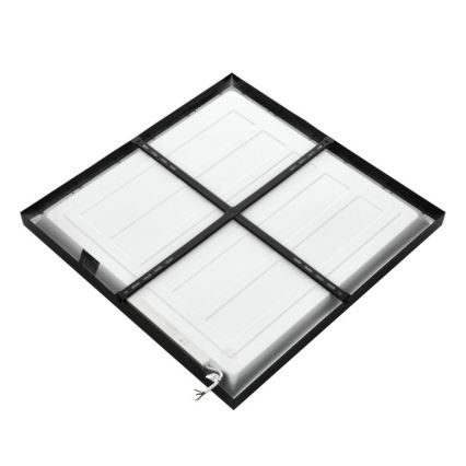 LED Nadgradni panel BRISBANE LED/36W/230V 4000K 59,5x59,5 cm črna