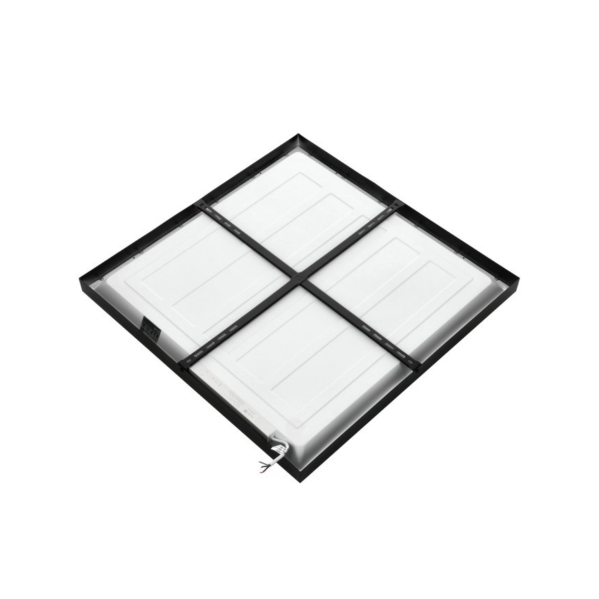 LED Nadgradni panel BRISBANE LED/36W/230V 4000K 59,5x59,5 cm črna