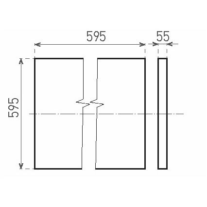 LED Nadgradni panel ILLY LED/36W/230V