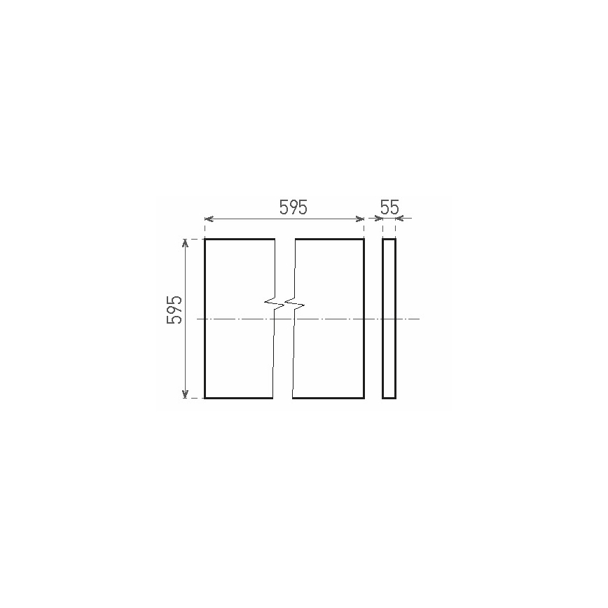 LED Nadgradni panel ILLY LED/36W/230V