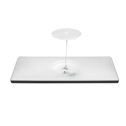 LED Nadgradni panel NIVERA LED/32W/230V IP54 3000/4000/6000K 29,5x59,5 cm črna