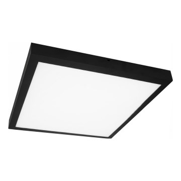 LED nadometni panel CHRIS LED/20W/230V 4000K 40x40 cm črn