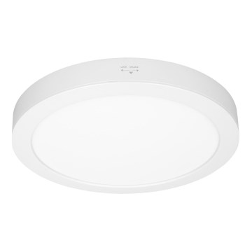 LED nadometni/vgradni panel 2 v 1, 18 W/230 V, 3000/4000/6000 K, premer 22,5 cm, IP54, bela