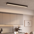 LED nadometno svetilo/lestenec na kablu LED/44W/230V 3000K 120 cm črna