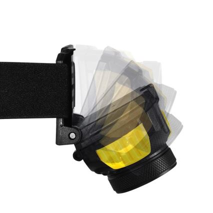 LED Naglavna svetilka 2xLED/5W/3xAAA + LED/3W
