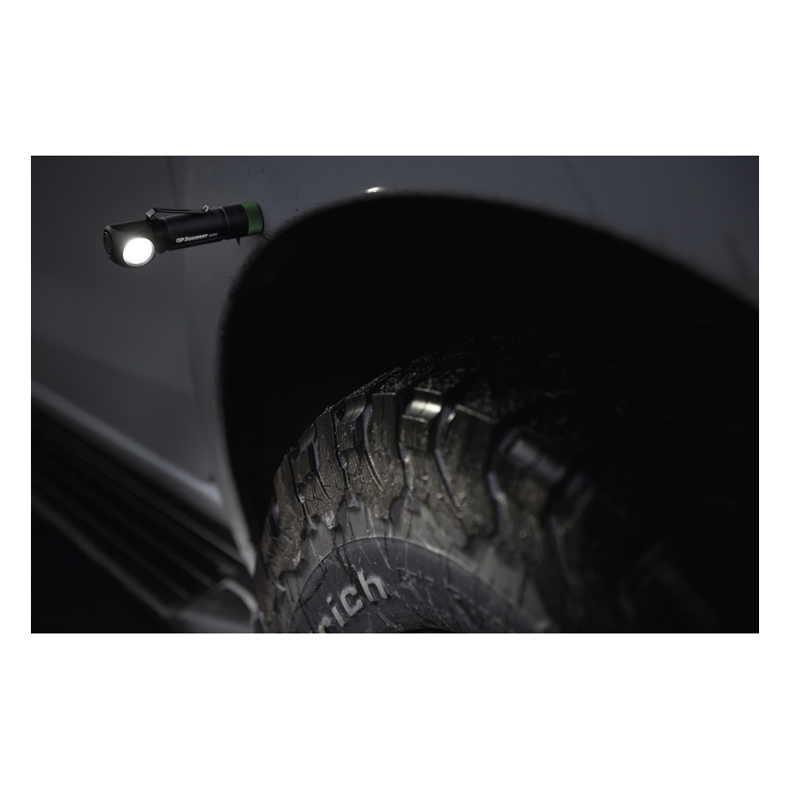 LED naglavna svetilka GP DISCOVERY CHR35 LED/3,7V/2600mAh