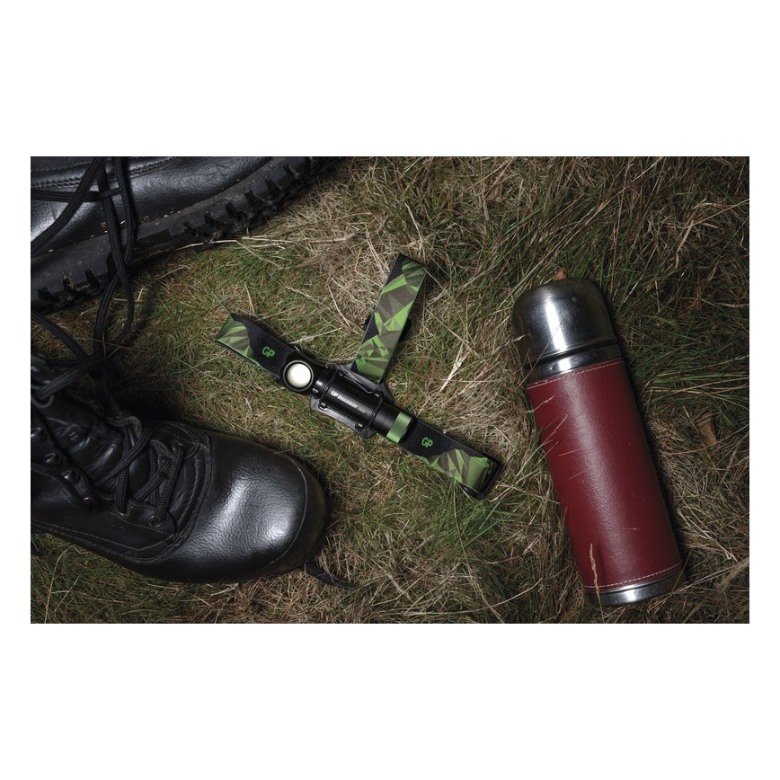 LED naglavna svetilka GP DISCOVERY CHR35 LED/3,7V/2600mAh