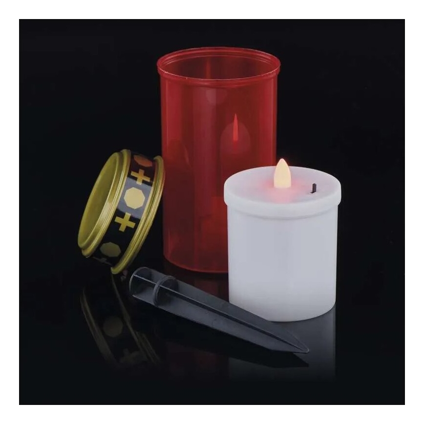 LED Nagrobna sveča LED/2xAA IP44
