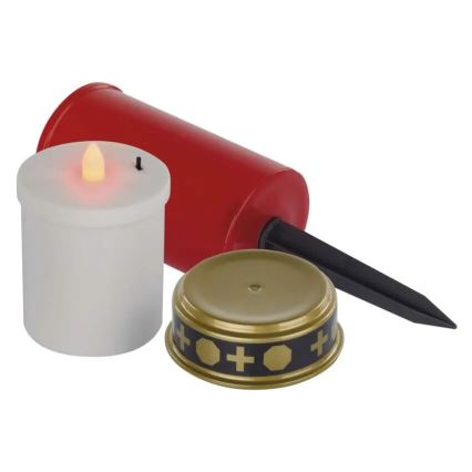 LED Nagrobna sveča LED/2xAA IP44