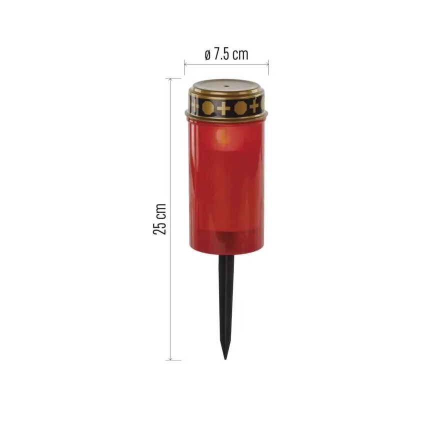 LED Nagrobna sveča LED/2xAA IP44
