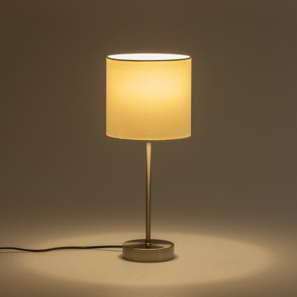 LED Namizna svetilka 1xE14/5W/230V bela/matni krom