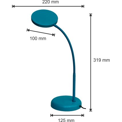 LED Namizna svetilka ANITA LED/6W/230V