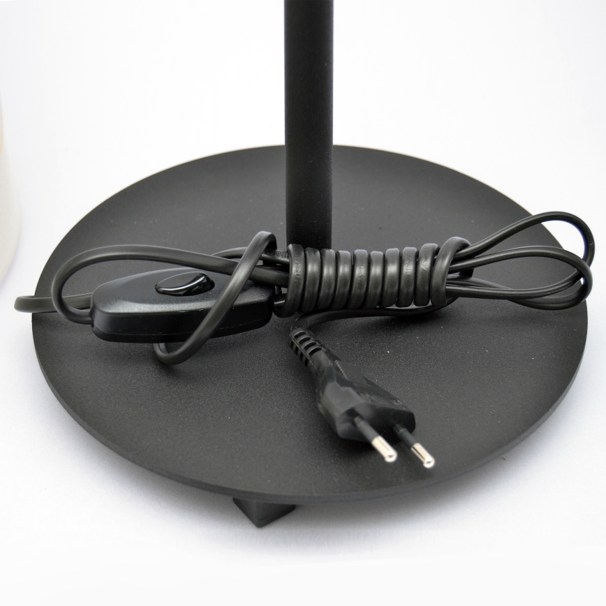 LED Namizna svetilka HELEN 1xE27/15W/230V krem barva/črna/zlata