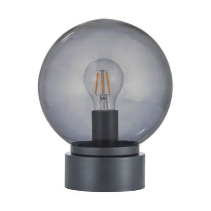 LED namizna svetilka JIMMY 1xE27/60W/230V antracit/dimna črna