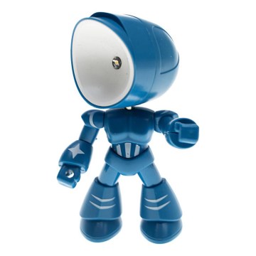 LED namizna svetilka LED/0,06W/3xLR41 robot modra
