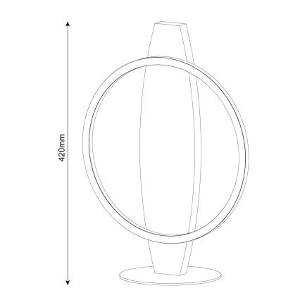 LED namizna svetilka MELISA LED/10W/230V borovica
