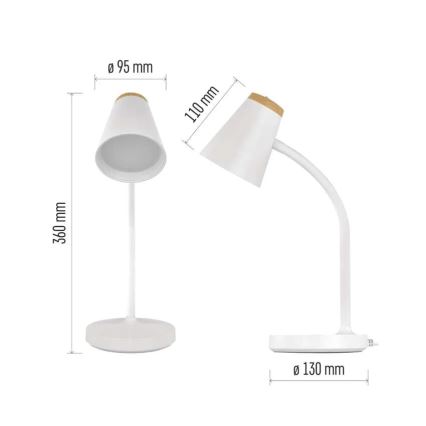 LED namizna svetilka TARA LED/4,5W/230V 4000K bela