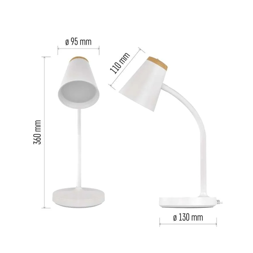 LED namizna svetilka TARA LED/4,5W/230V 4000K bela
