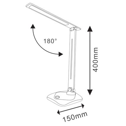 LED Namizna svetilka TOLEDO LED/8W/230V