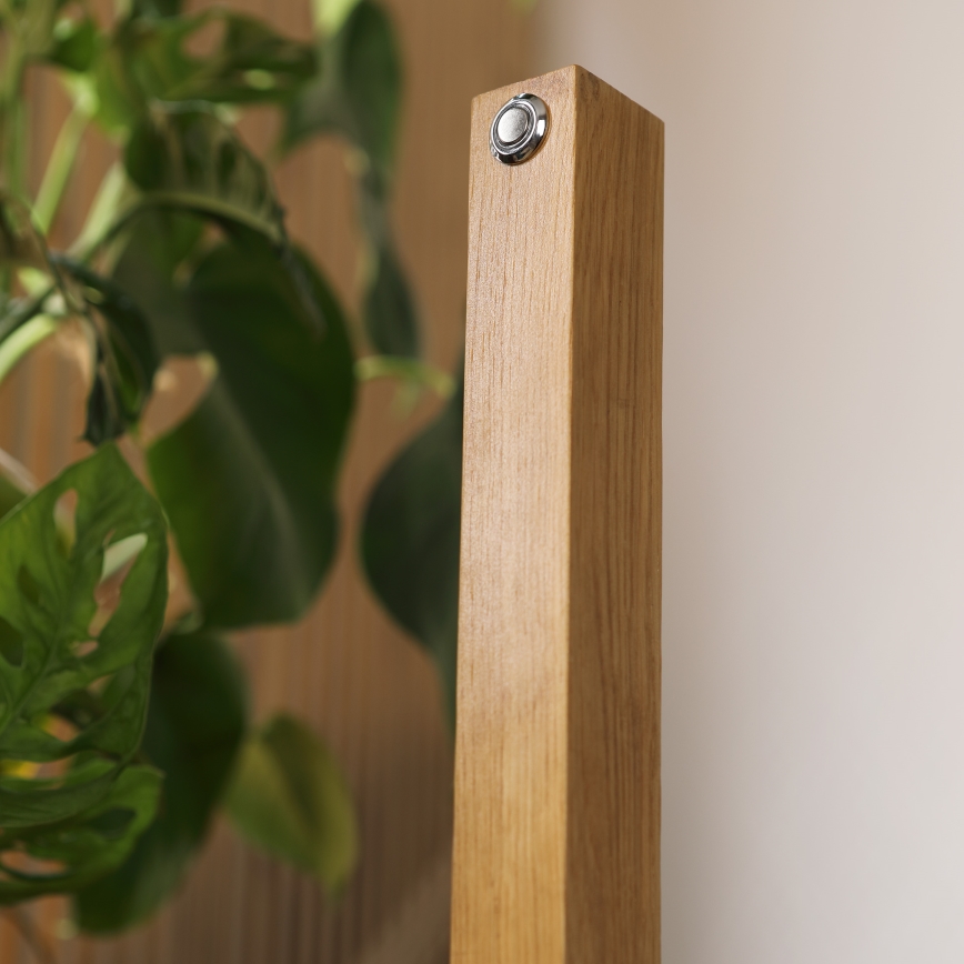 LED namizna svetilka VERDE LED/10W/230V 3000K hrast/črna