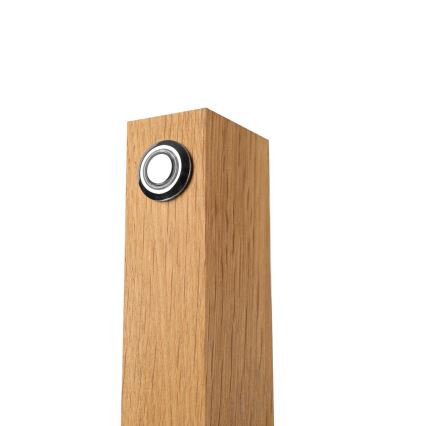 LED namizna svetilka VERDE LED/10W/230V 3000K hrast/črna